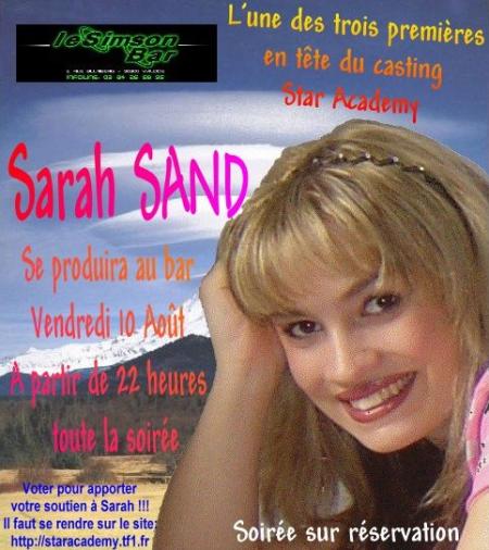 Allez Sarah !!!